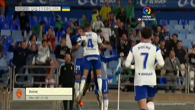 Resumen de Real Zaragoza vs UD Las Palmas (1-1) смотреть онлайн