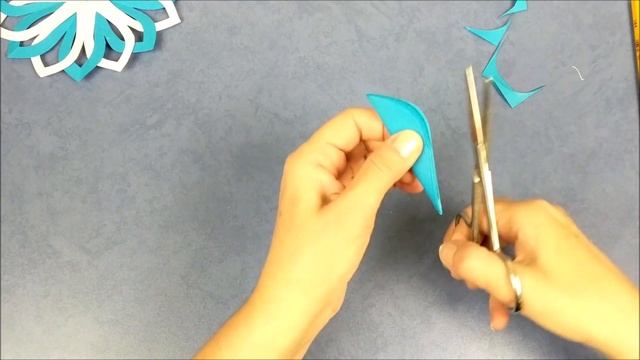 Красивая снежинка из бумаги своими руками  | DIY snowflake  | Christmas paper craft | スノーフレーク折り紙
