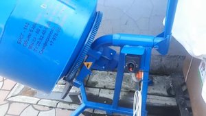 Бетономешалка Квазар на 160 литров. Как выглядит.