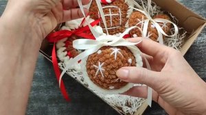 ЁЛОЧНЫЕ ИГРУШКИ крючком? | из плюшевой пряжи | что связала на подарки?