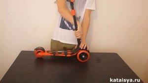 Детский трехколесный самокат Robin 3d - распаковка