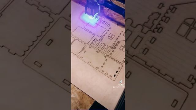 чайный домик из фанеры . DIY GRBL лазерный гравер на arduino