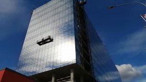 Москва, район станции метро "Мнёвники", большая стройка