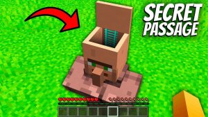 Я нашёл СЕКРЕТНЫЙ ПРОХОД внутри ЖИТЕЛЯ в Майнкрафте ! Что внутри ДЕРЕВЕНСКОГО ЖИТЕЛЯ ?