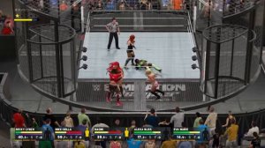 WWE 2K17 Alexa Bliss VS Carmella VS Nikki Bella Vs Eva Marie Vs Becky Lynch VS Noami Elimination Ch