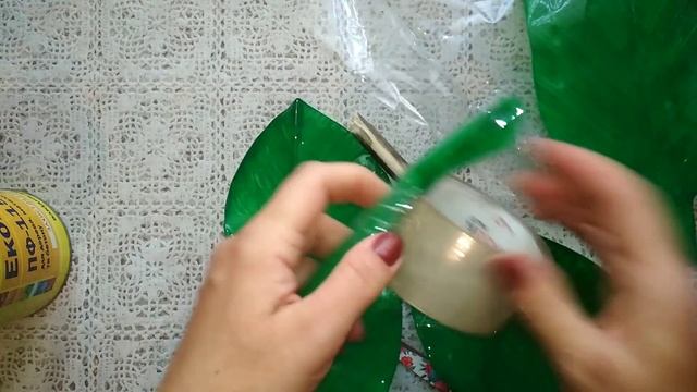 Карликовый БАНАН из бутылок. МК смотреть онлайн