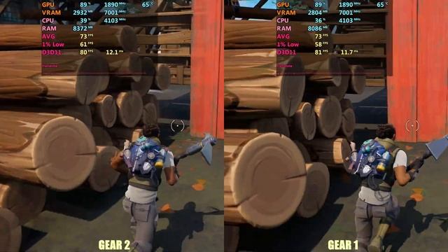 Gear1 vs Gear2 RAM Intel CPU & RTX 3050 смотреть онлайн