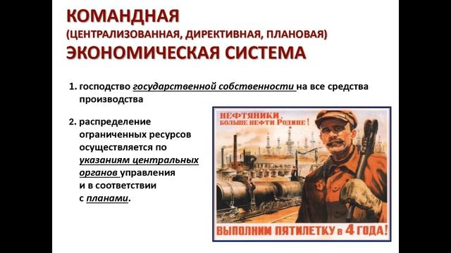 Экономика и типы экономических систем