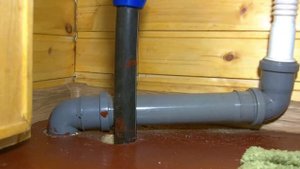 Канализация в бане