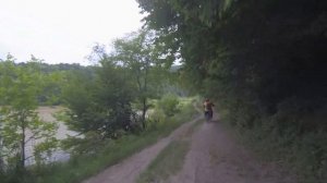 Водопад в лесу. Поездка на эндуро в село Ругун. #Икра #Кабир #Озеро #водопад #часть2 #мототур