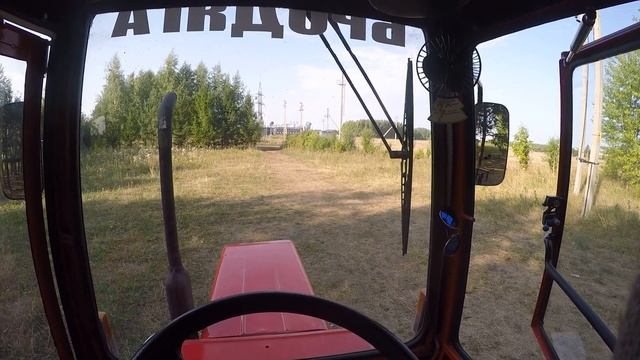 как ведет себя трактор т 25, при +40 градусной жаре?! смотреть онлайн