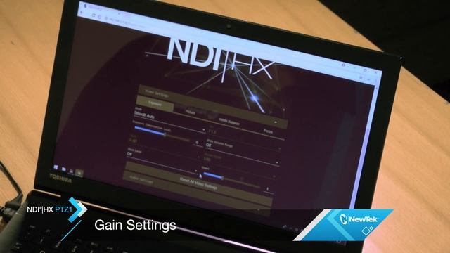NewTek NDI® PTZ1 Camera - Advanced Camera Controls