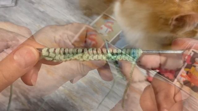 Узоры спицами. Рельефный узор. Knitting Patterns. Embossed Pattern.
