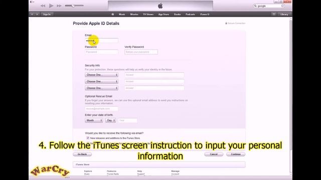 [Apple] How to create iTunes Store account without credit card (using iTunes on PC) смотреть онлайн