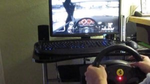 Thrustmaster Ferrari GT Experience Racing Wheel Gameplay