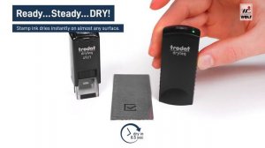 Trodat Dryteq – der schnelltrocknende Stempel – die Innovation