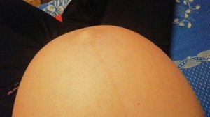 Поштовхи дитини у животі. Дев'ятий місяць / Шевеления ребенка в животе. Девятый месяц беременности