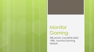 TERLENGKAP, Call 0878-3355-1980, Monitor Gaming Murah