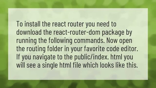 How do I add Dom to my react router? смотреть онлайн