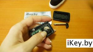 Замена батарейки в пульте ТОЙОТА Аурис, Ярис, Королла, Версо Change the battery