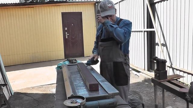 САМОДЕЛЬНЫЙ СТАНОК ИЗ ЖЕЛЕЗА И БЕТОНА СВОИМИ РУКАМИ.