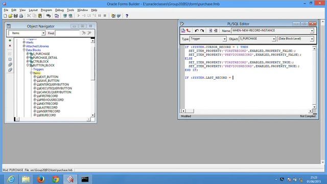 Tutorial 15- For beginners - Creating a form with Oracle Form Builder 10G Hindi-Urdu Complete Cours смотреть онлайн