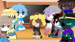 Sans AU react to Frisk AU Bad Apple // Gacha club