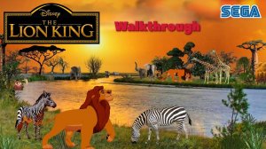 The Lion King. Walkthrough. Longplay. Sega 16 bit. Full HD 60fps..mp4