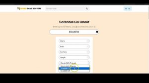 Beat Your Opponents with Scrabble Go Word Finder Tool.