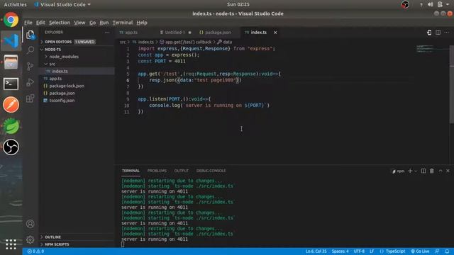 Configure TypeScript with Express Node JS | #2 | Node JS with TypeScript in Hindi