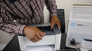 HP LASER 107W HOW TO LOAD & SET THE ORIGINAL TONER CARTRIDGES 106A