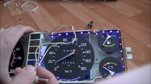 Тюнинг приборной панели, подсветка приборов ваз 2107