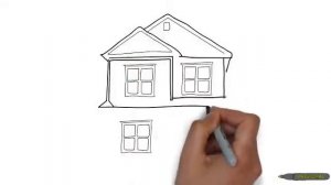 Как нарисовать дом