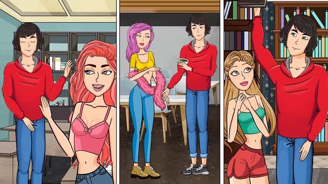 Со Мной Хотят Встречаться Сразу Три Старшеклассницы смотреть онлайн