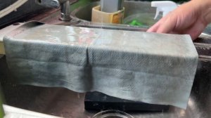 Giesser Kitchen knife sharpening with Gritomatic Sica Stone
