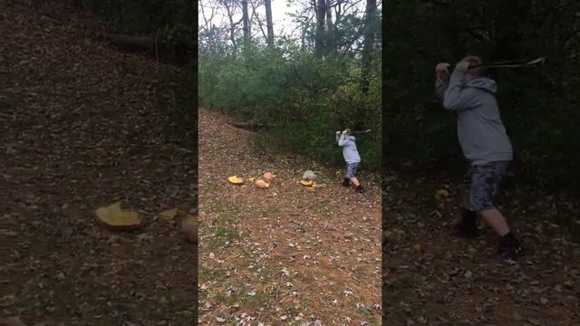 Pumpkin smashing part two