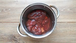 Рассольник с говяжьими почками