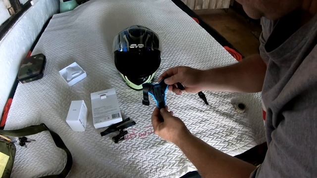 Крепление камеры на шлем telesin GP-HBM-MT7