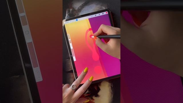 Арт и мини-урок уже в моем тг-канале. #арт #рисунок #рек #procreate смотреть онлайн