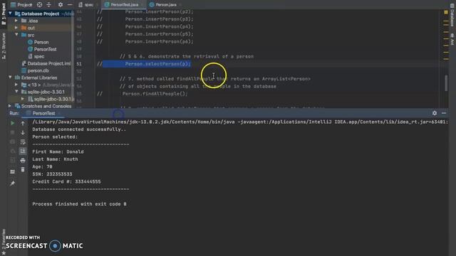 Java Database Project смотреть онлайн