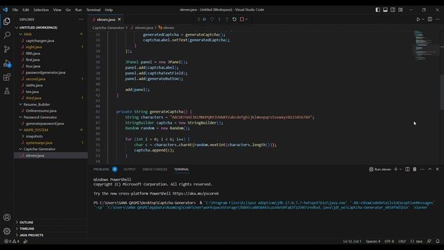CodeClause_Reusable CAPTCHA security engine using Java|| Project-4|| Java Development Intern