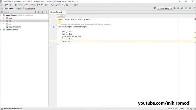 #52 Kotlin Tutorial | Factorial Program смотреть онлайн