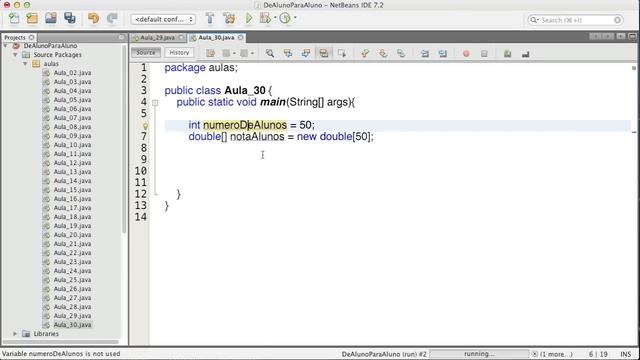 Programar em Java - Vetores/Arrays pt. 1 - Aula 30 смотреть онлайн