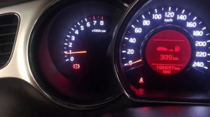 Запуск после замены масла Kia ceed jd