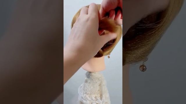 How to tie a beautiful hairstyle???#hairstyle#hair#beautiful#beauty#shortvideo#cute#shorts#short