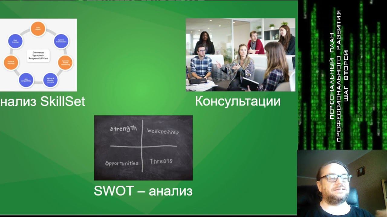 Составление персонального плана профессионального развития. Шаг 2! Стратегия. Анализ навыков