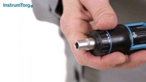 Отвертка реверсивная с револьверным механизмом, 11 шт, сталь S2 Gross 11601