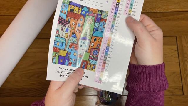 Unboxing City Digs  Diamond Painting From Diamond Art Club  Art By Karla Gerard  Its Beautiful!