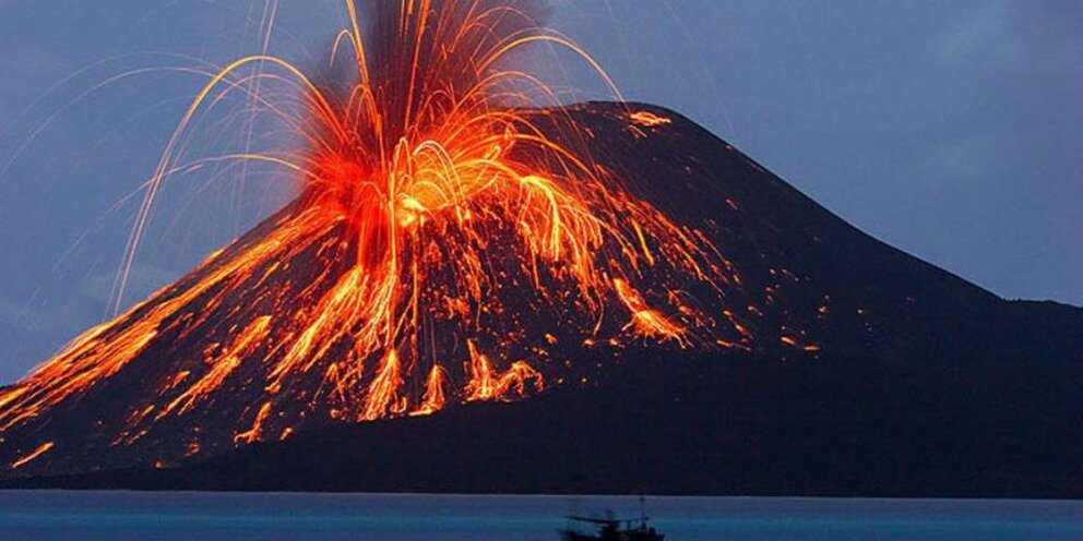 Извержение вулкана |Звук-Шум извергающегося вулкана