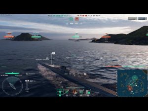 Немецкая подводная лодка U-69.Морской бой-2.Игра World Of Warships